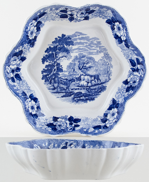 Dish fluted c1910